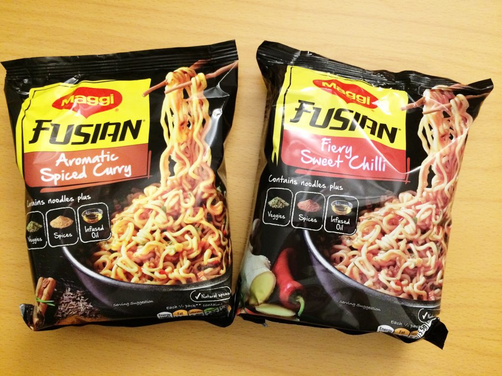 Fusian by Maggi - oh gosh...love these noodles with that spicy involved! Not suitable for kids... add a glass of wine!