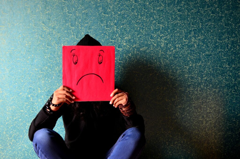 depression depressed sad face
