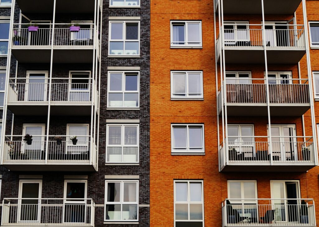 An apartment building