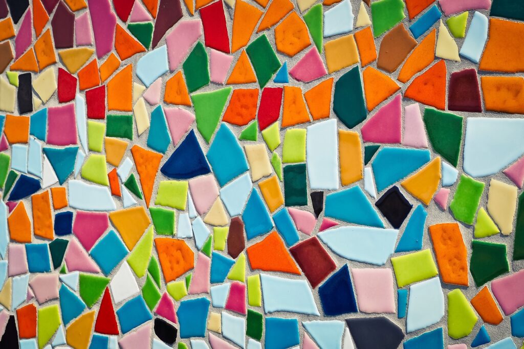 Mosaic artwork.