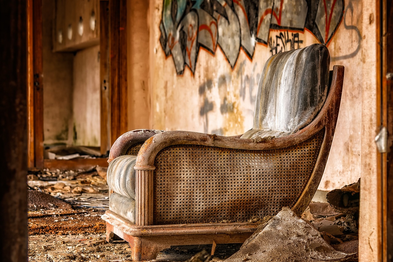 An old armchair