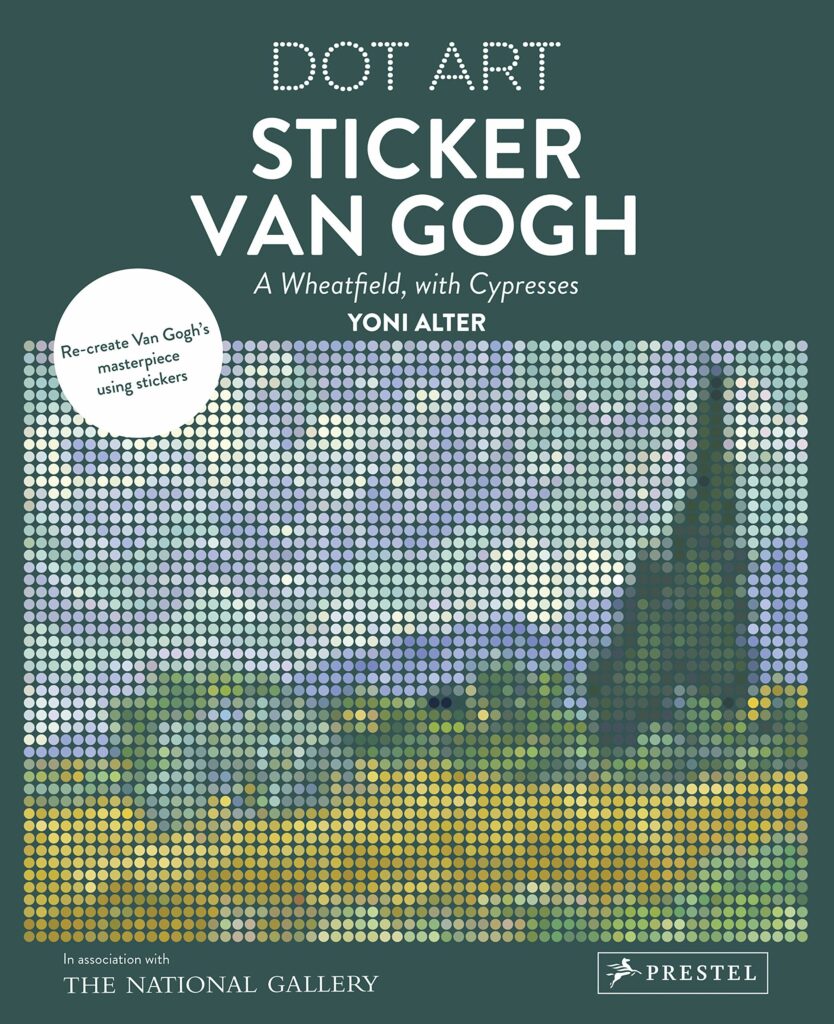 dot art sticker book van gogh