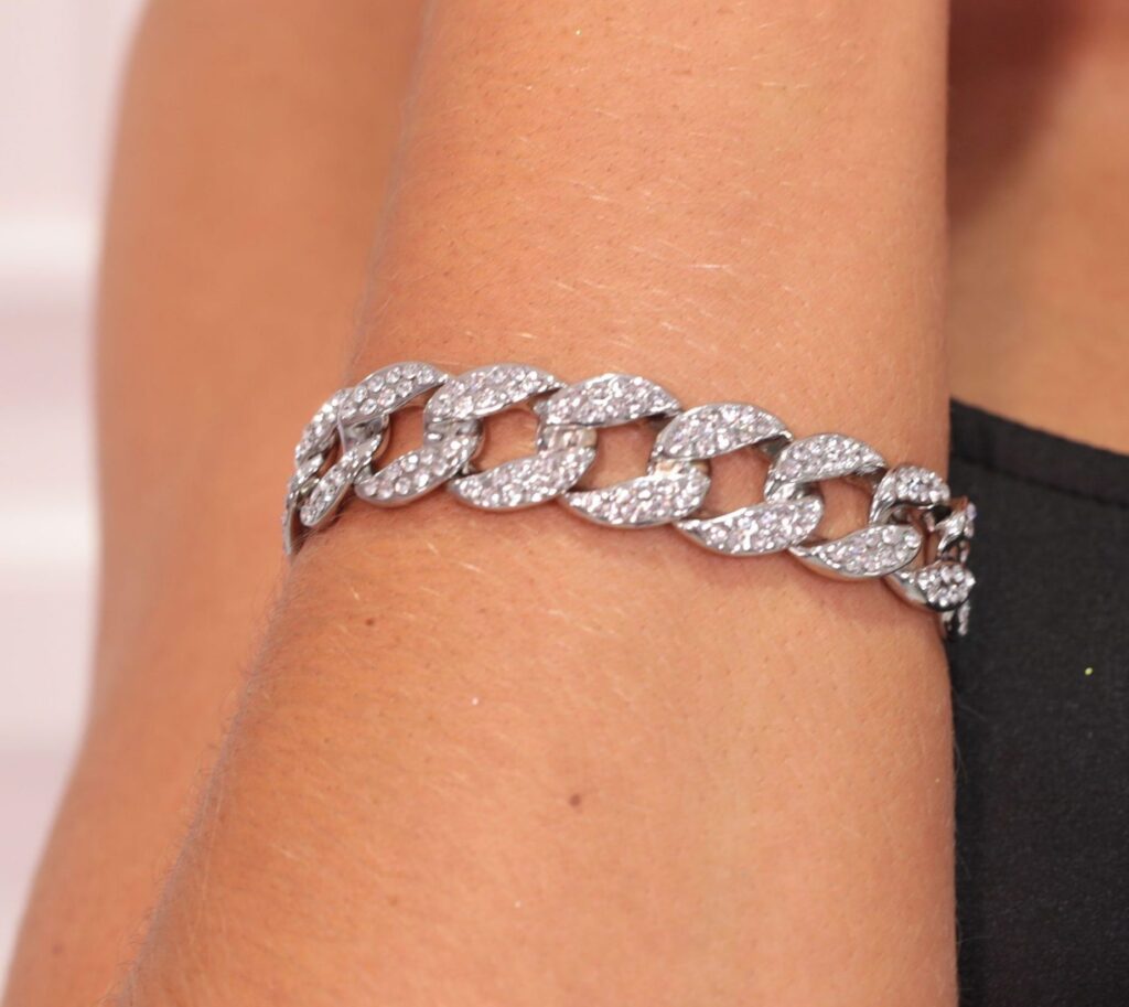 diamante chunky bracelet accessories 