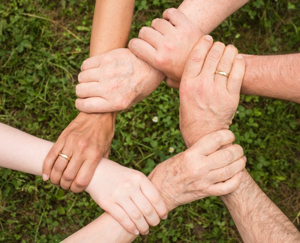 family hands