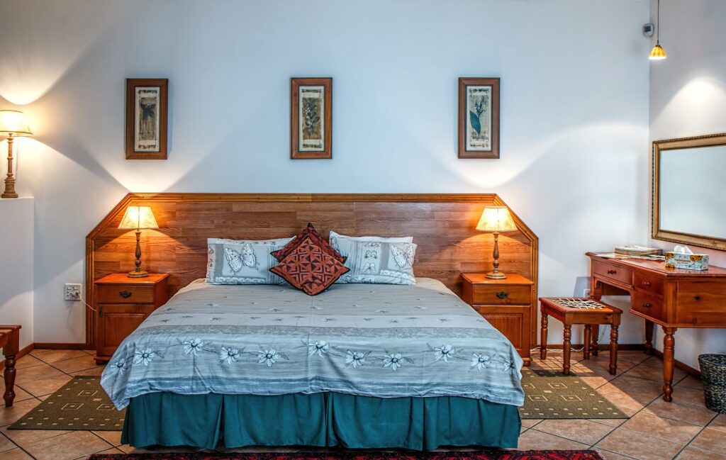 old wooden bedroom 