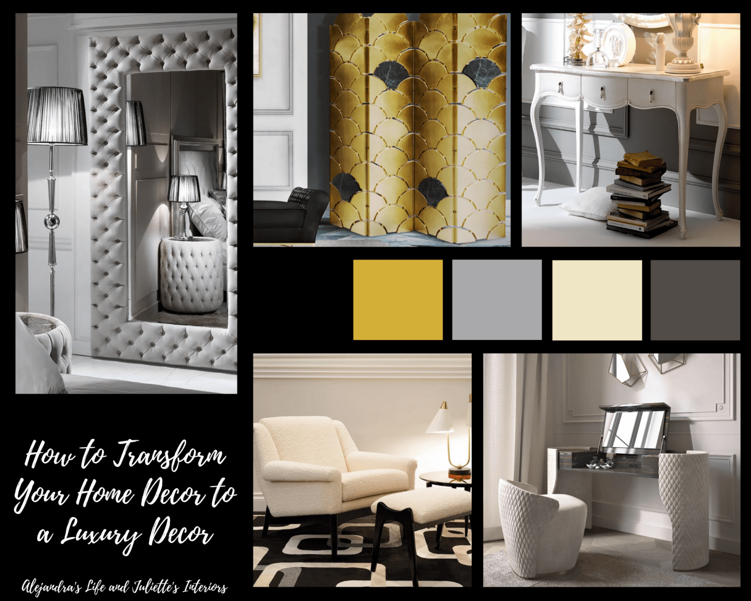 How to Transform Your Home Decor to a Luxury Decor – Alejandra's Life