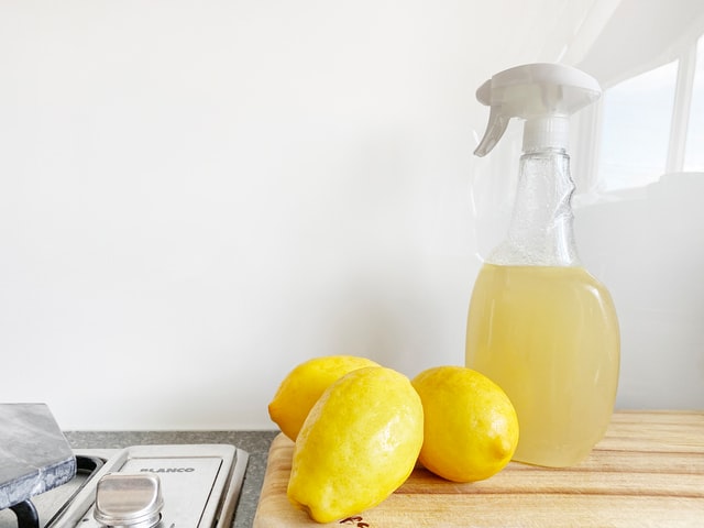 lemons used to make cleaning supplies