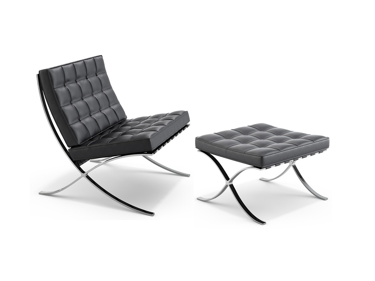 barcelona chair Mies van der rohe leather furniture