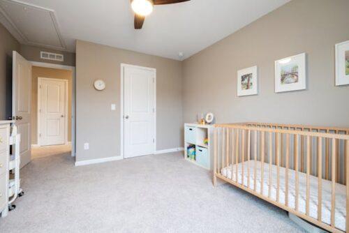 Learn how to use storage when preparing for a baby by organizing the nursery room efficiently.