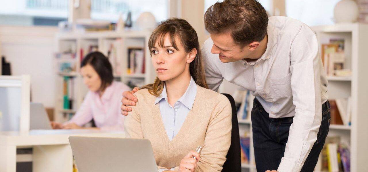 employee uncomfortable touching