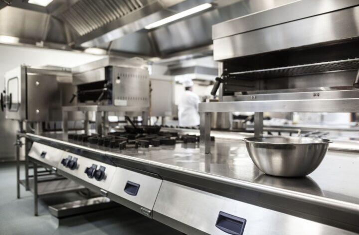 stainless steel kitchen