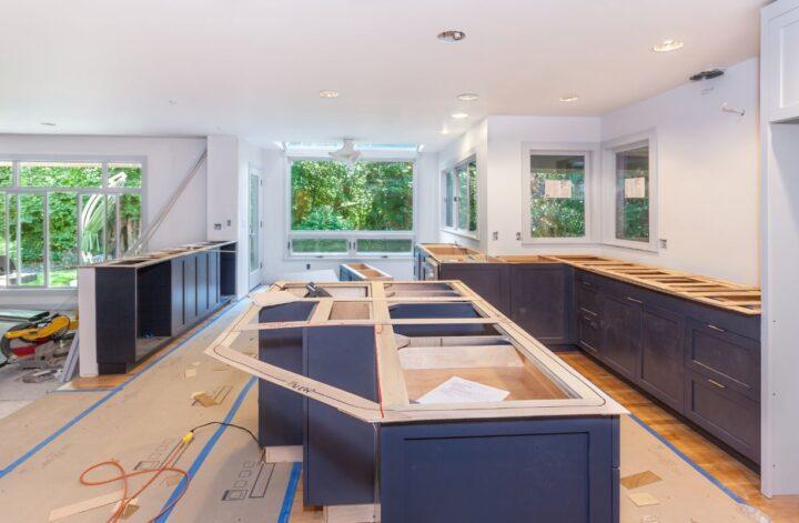 kitchen Counters Removed remodeling