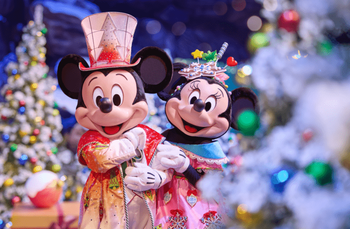 Disney Enchanted Christmas Mickey and Minnie