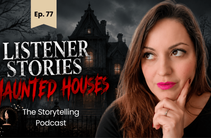Real listeners sharing haunted house stories from around the world on a storytelling podcast.