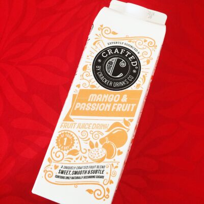 Cracker Drinks Crafter juice Mango and Passion fruit - absolutely delicious. Little RJ loved it and us as well. Real fruit juice. Cracker Drinks