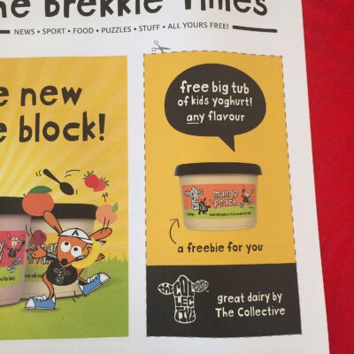 Collective Dairy Voucher for the new Kids range. Collective Dairy Voucher for the new Kids range.
