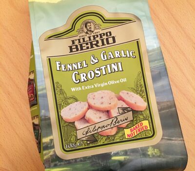 Filippo Berio Fennel and Garlic Crostini