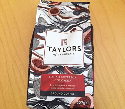 Taylors Coffee with a hint of Colombian cocoa