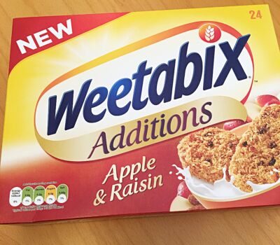 Weetabix Apple and raisins