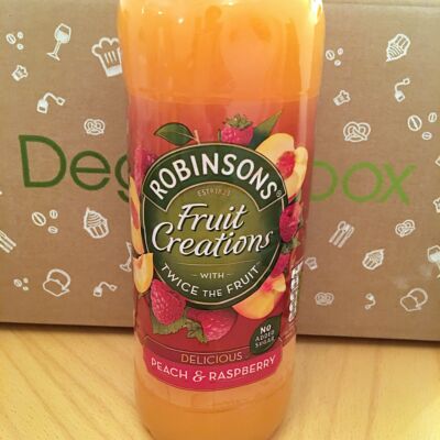Robinsons Fruit creations Squash Peach and Raspberry Robinsons Fruit creations Squash Peach and Raspberry