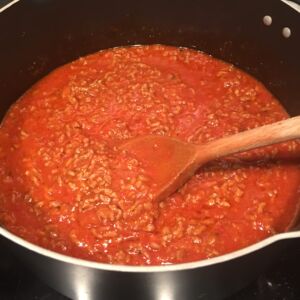 Cirio Tomato Pure on my Bolognese