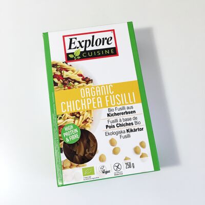 Explore Cuisine Organic Chickpea Pasta Fusilli (VEGAN, GLUTEN FREE)