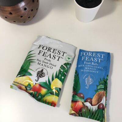 Either with chocolate covered or plain fruit, these are a fruity nibble without feeling the guilt. The coconut and mango tasted delicious.