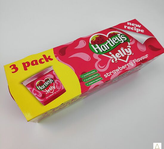 Hartley's Jelly Pots 3 pack Strawberry